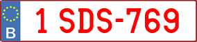 Truck License Plate